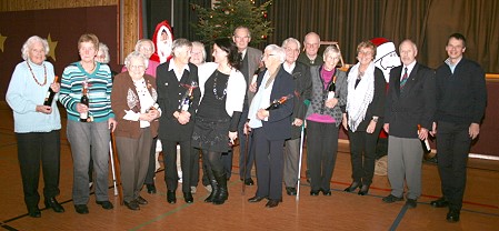 Jubilare bei der Adventsfeier